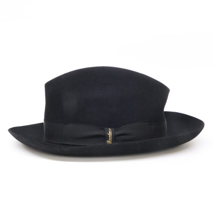 Borsalino ボルサリーノ 【美品】490002 0421 ラビットファーフェルト 中折れハット 帽子