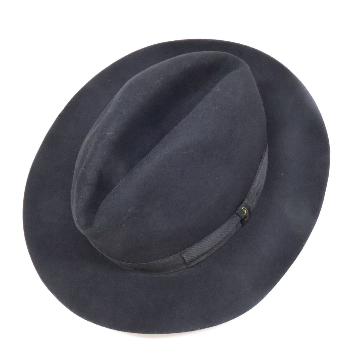 Borsalino ボルサリーノ 【美品】490002 0421 ラビットファーフェルト 中折れハット 帽子