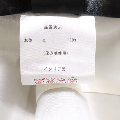 Borsalino ボルサリーノ 【美品】490002 0421 ラビットファーフェルト 中折れハット 帽子