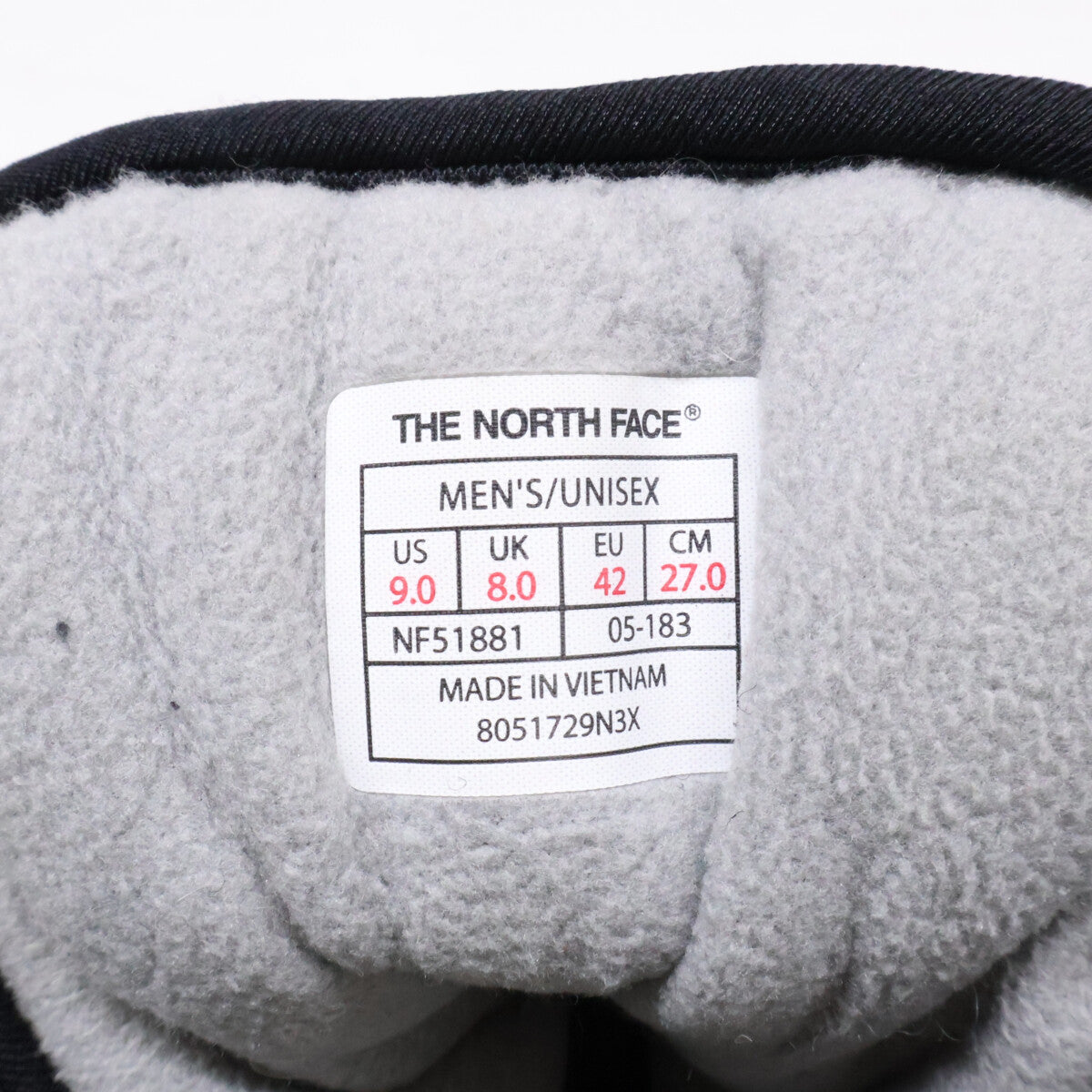 THE NORTH FACE ノースフェイス 【美品】NF51881 アプレ レース ウィンターブーツ シューズ