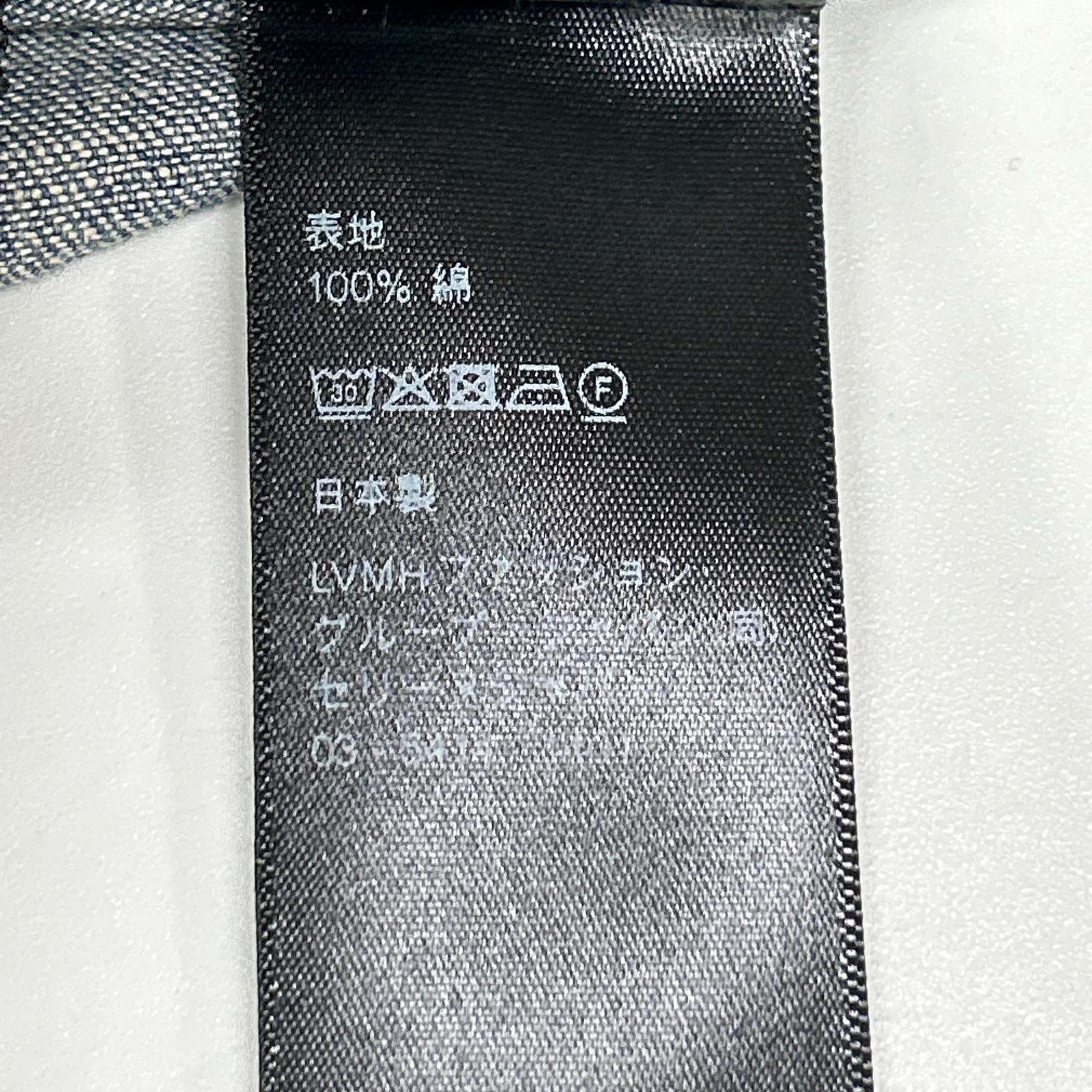 CELINE セリーヌ 【新品同様/国内正規】RC0D7208I ユニオンオーシャンウォッシュ デニム ショートスリーブシャツ トップス
