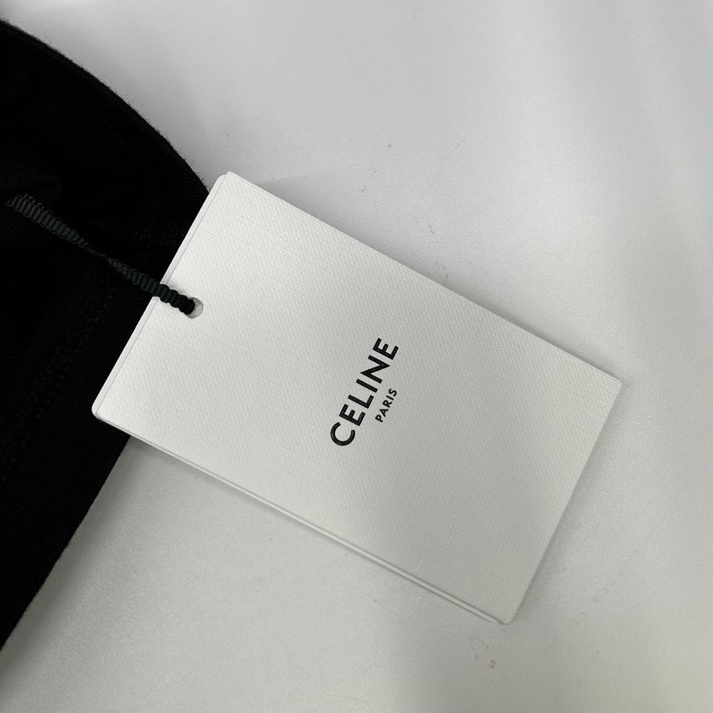 CELINE セリーヌ 【新品同様/国内正規】RX0LB1242 ロゴプリント コットンジャージー 半袖Tシャツ トップス