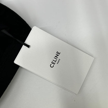 CELINE セリーヌ 【新品同様/国内正規】RX0LB1242 ロゴプリント コットンジャージー 半袖Tシャツ トップス