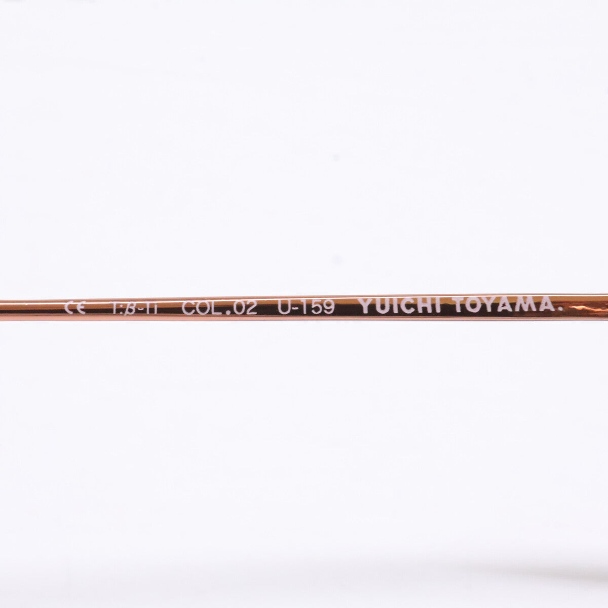 YUICHI TOYAMA ユウイチトヤマ [Excellent Condition] U-159 COL.02 V.Gertrud Boston-Shape Eyewear Glasses