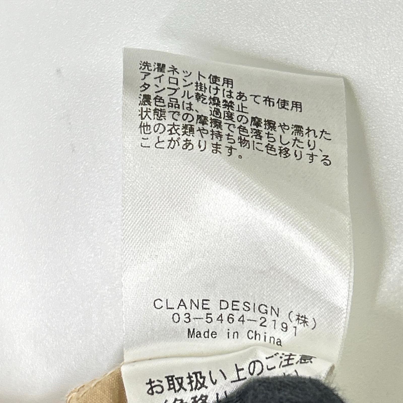 CLANE クラネ 18112-5101 BACK SCHOEN GATHER ONE PIECE バックシフォンギャザー ワンピース