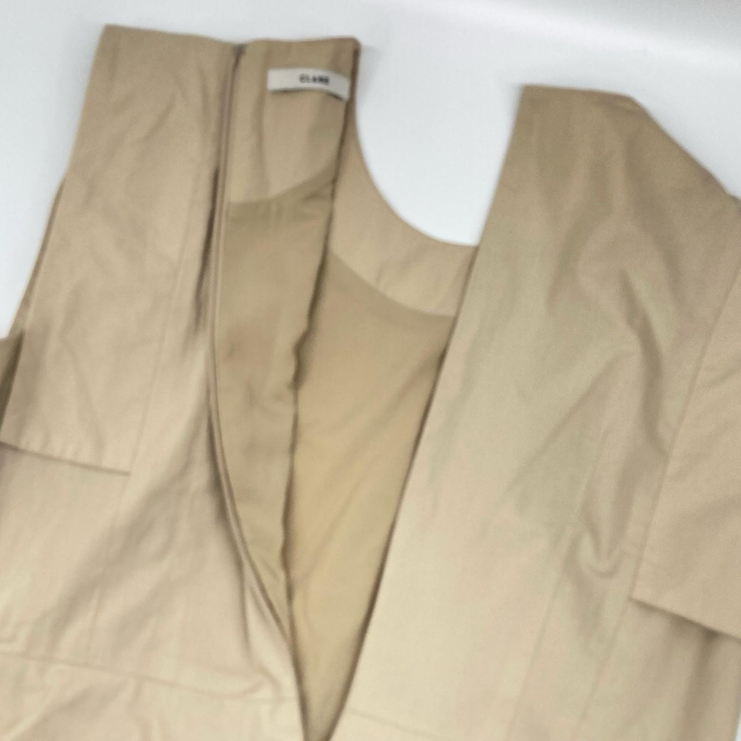CLANE クラネ 14112-5282 ベージュ SQUARE SLEEVE ONE PIECE ワンピース
