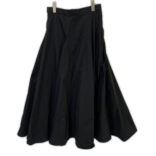 ENFOLD エンフォルド 300HS131-0600 24SS ブラック ポリエステル VOLUME FLARE SKIRT スカート