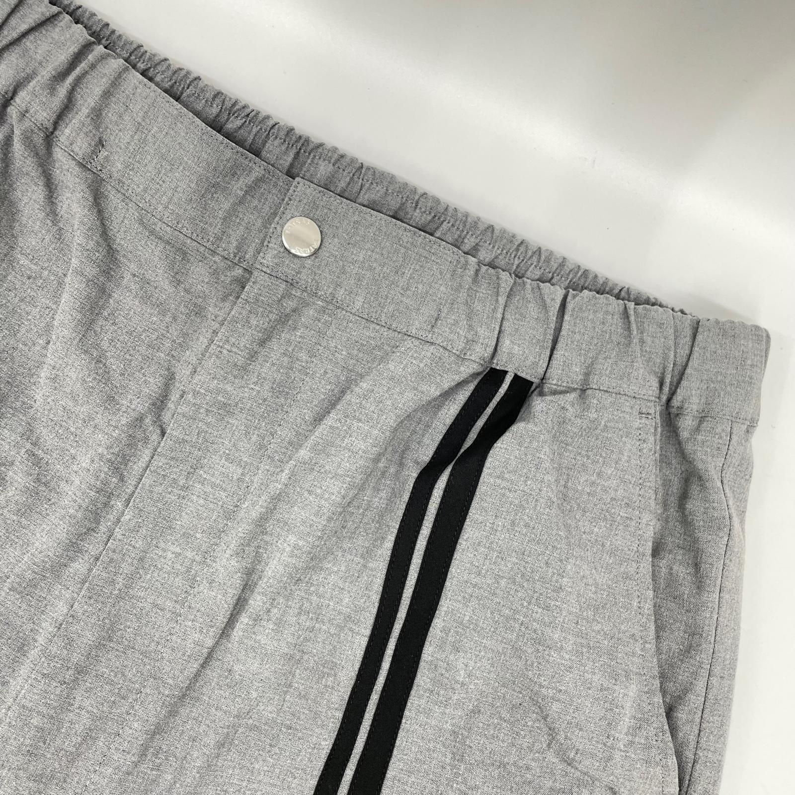 TATRAS MJXA0413103588 Gray Bronzey Line Drawstring Slacks