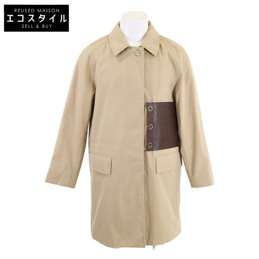 BURBERRY バーバリー 【新品同様/国内正規】8014410 裏地ノヴァチェック TBロゴレザーパッチ コート