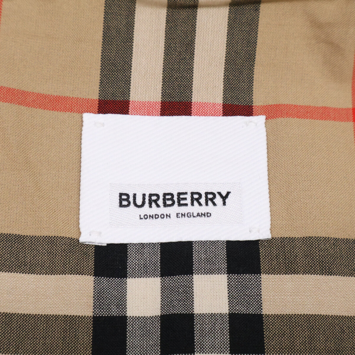 BURBERRY バーバリー 【新品同様/国内正規】8014410 裏地ノヴァチェック TBロゴレザーパッチ コート