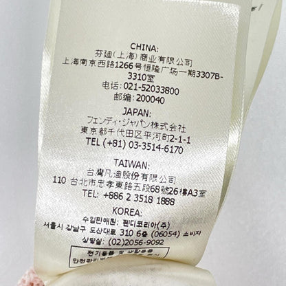 FENDI フェンディ FZX814 AJTL ピンク ズッカ柄 半袖ニット トップス