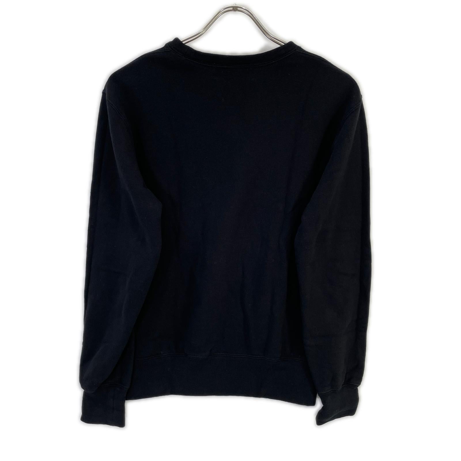 CDG シーディージー SZ-T087 ブラック コットン ロゴスウェット トップス