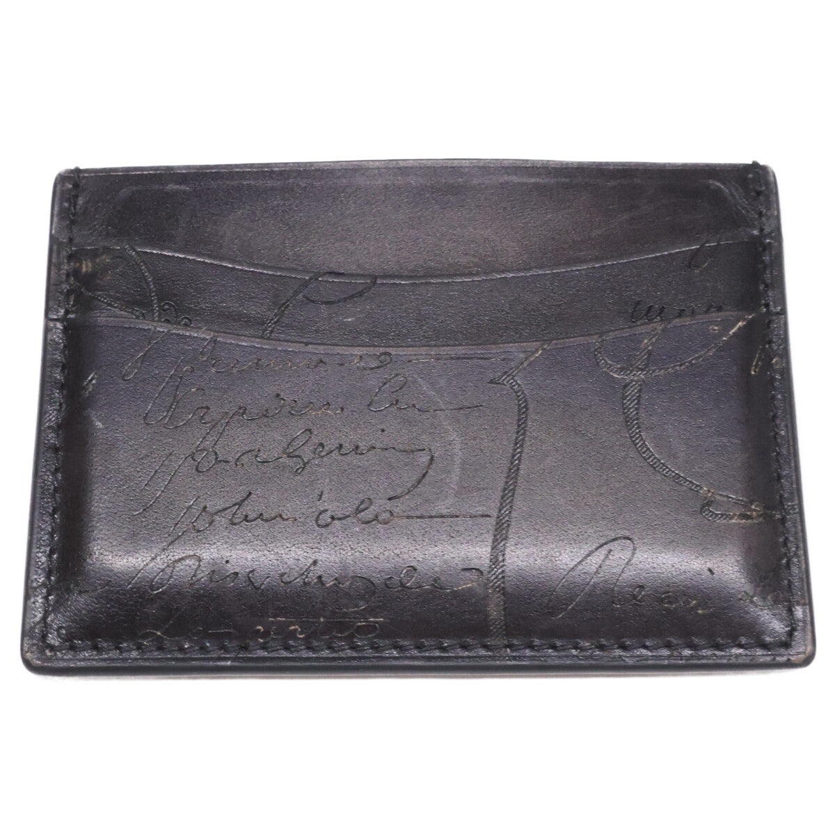 berluti ベルルッティ Bamboo Venezia Calfskin Cardholder Card Case