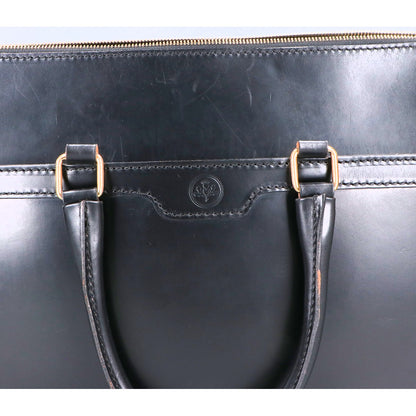 GLENROYAL グレンロイヤル 【美品】02-5225 ブライドルレザー 2ハンドルジップケース/ブリーフケース ビジネスバッグ ブリーフケース