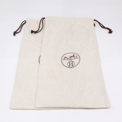 HERMES エルメス 【美品】ゲット キャンバス/レザー ローカット スニーカー シューズ