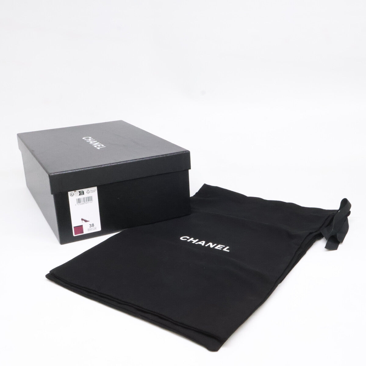 CHANEL シャネル G47181 26SS クロコダイルエンボス×パテント ヒールパンプス シューズ