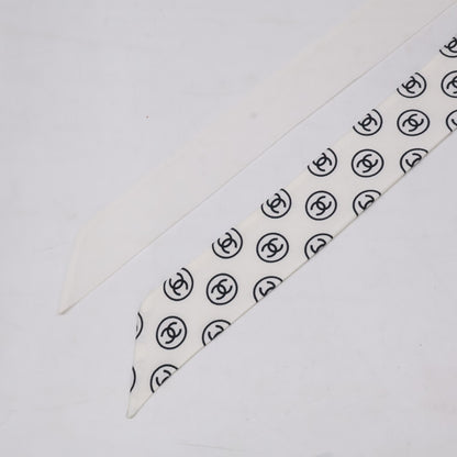 CHANEL シャネル [Excellent Condition] 25-26AW AAB535 CC-Mark Silk Hair Band Scarf