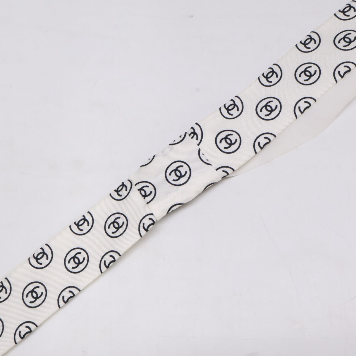 CHANEL シャネル 【美品】25-26AW AAB535 ココマーク シルク ヘアバンド スカーフ