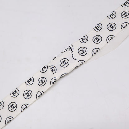 CHANEL シャネル 【美品】25-26AW AAB535 ココマーク シルク ヘアバンド スカーフ