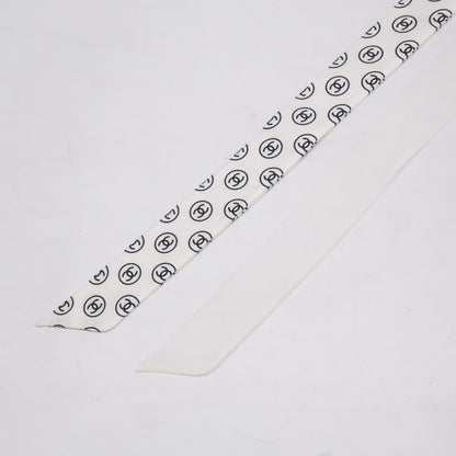 CHANEL シャネル [Excellent Condition] 25-26AW AAB535 CC-Mark Silk Hair Band Scarf