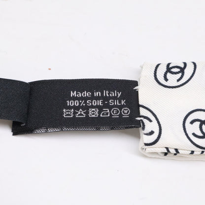 CHANEL シャネル [Excellent Condition] 25-26AW AAB535 CC-Mark Silk Hair Band Scarf