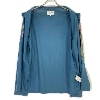 Maison margiela メゾンマルジェラ S50GC0427 16SS ブルー フローラルプリントカーディガン トップス