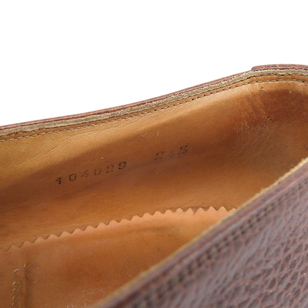 YANKO ヤンコ ダブルモンクシューズ メンズ シボレザー ブラウン 24.5cm 104029 シューズ