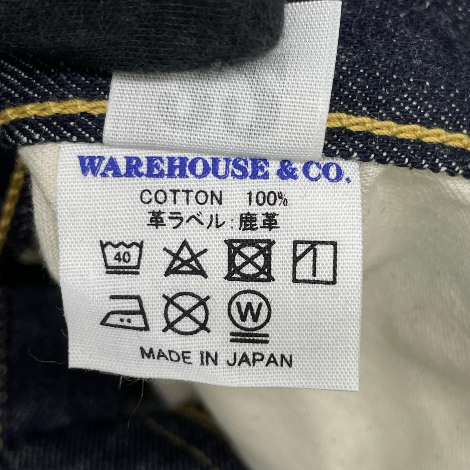 WAREHOUSE ウエアハウス インディゴ 1001XX ストレートデニムパンツ ボトムス