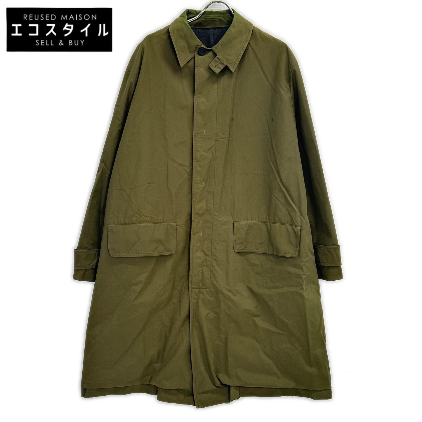 STUDIO NICHOLSON スタジオ ニコルソン SNM-059 カーキ TECHNICAL COTTON CAR COAT コート