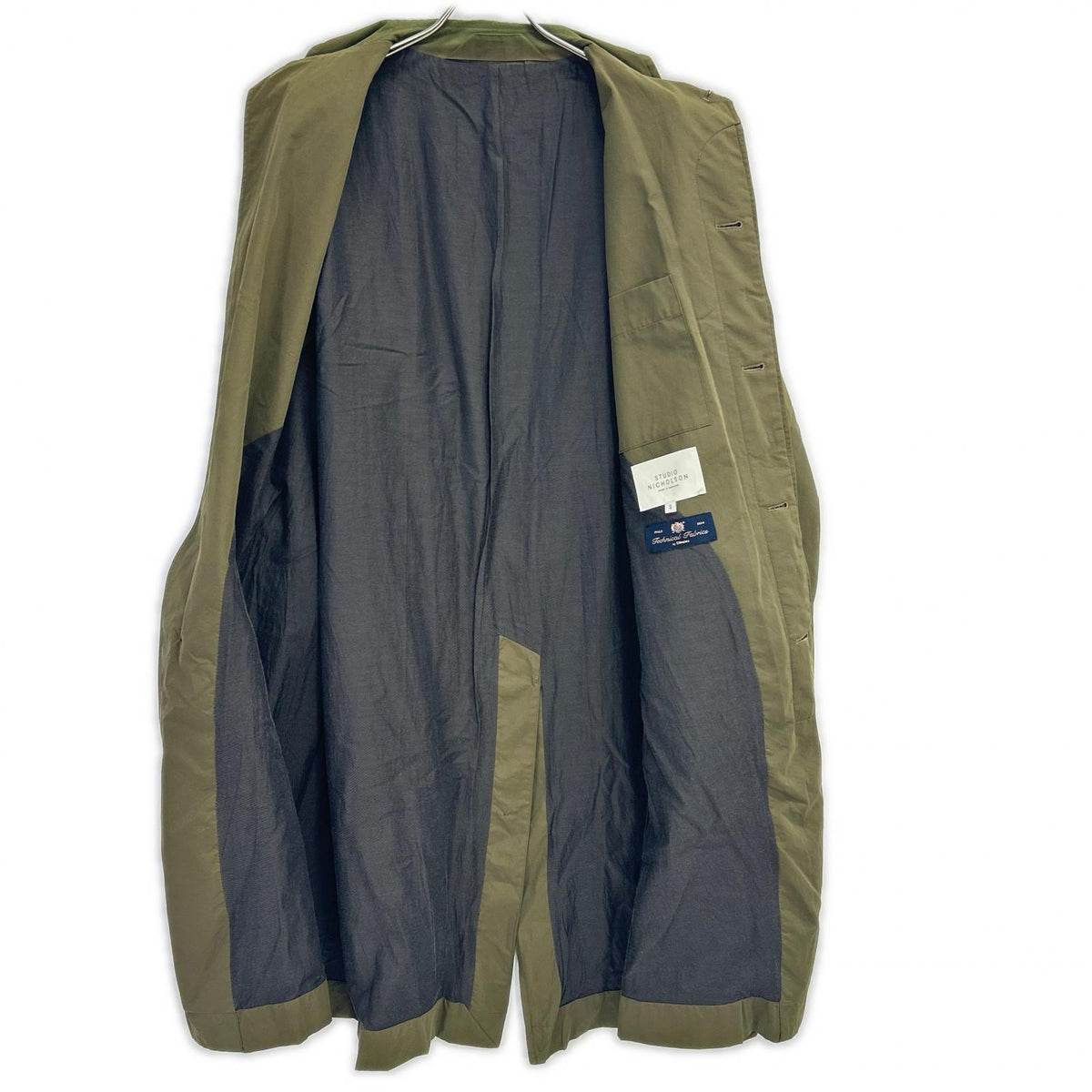 STUDIO NICHOLSON スタジオ ニコルソン SNM-059 カーキ TECHNICAL COTTON CAR COAT コート