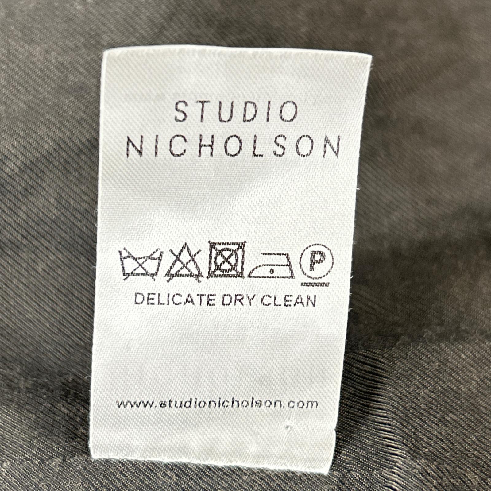 STUDIO NICHOLSON スタジオ ニコルソン SNM-059 カーキ TECHNICAL COTTON CAR COAT コート