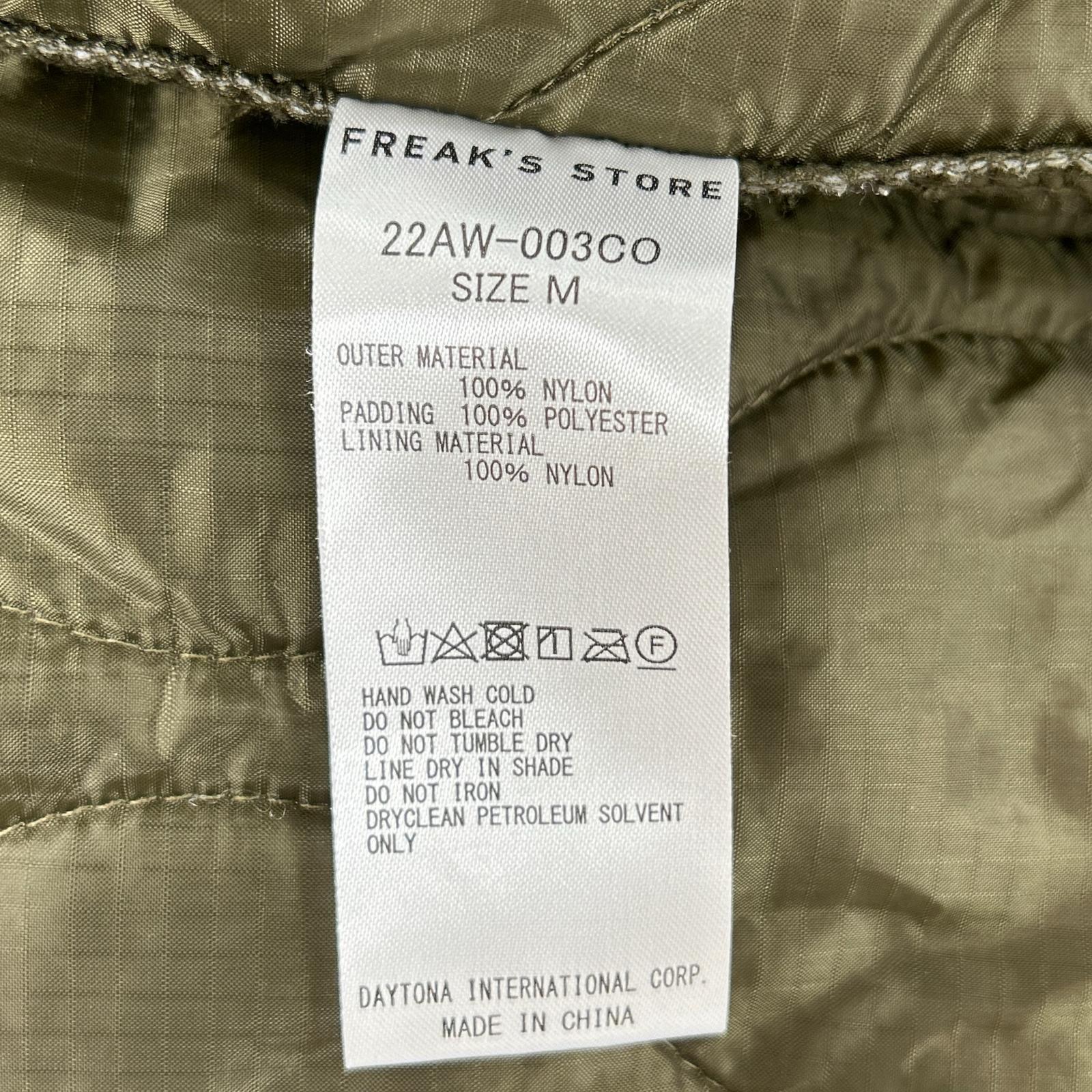 freak's store フリークスストア 22AW-0030CO カーキ ライナー付き モッズコート コート