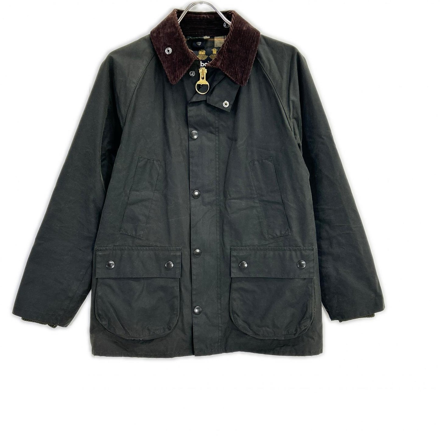 Barbour 1502365 Khaki Bedale SL Waxed Jacket Jacket