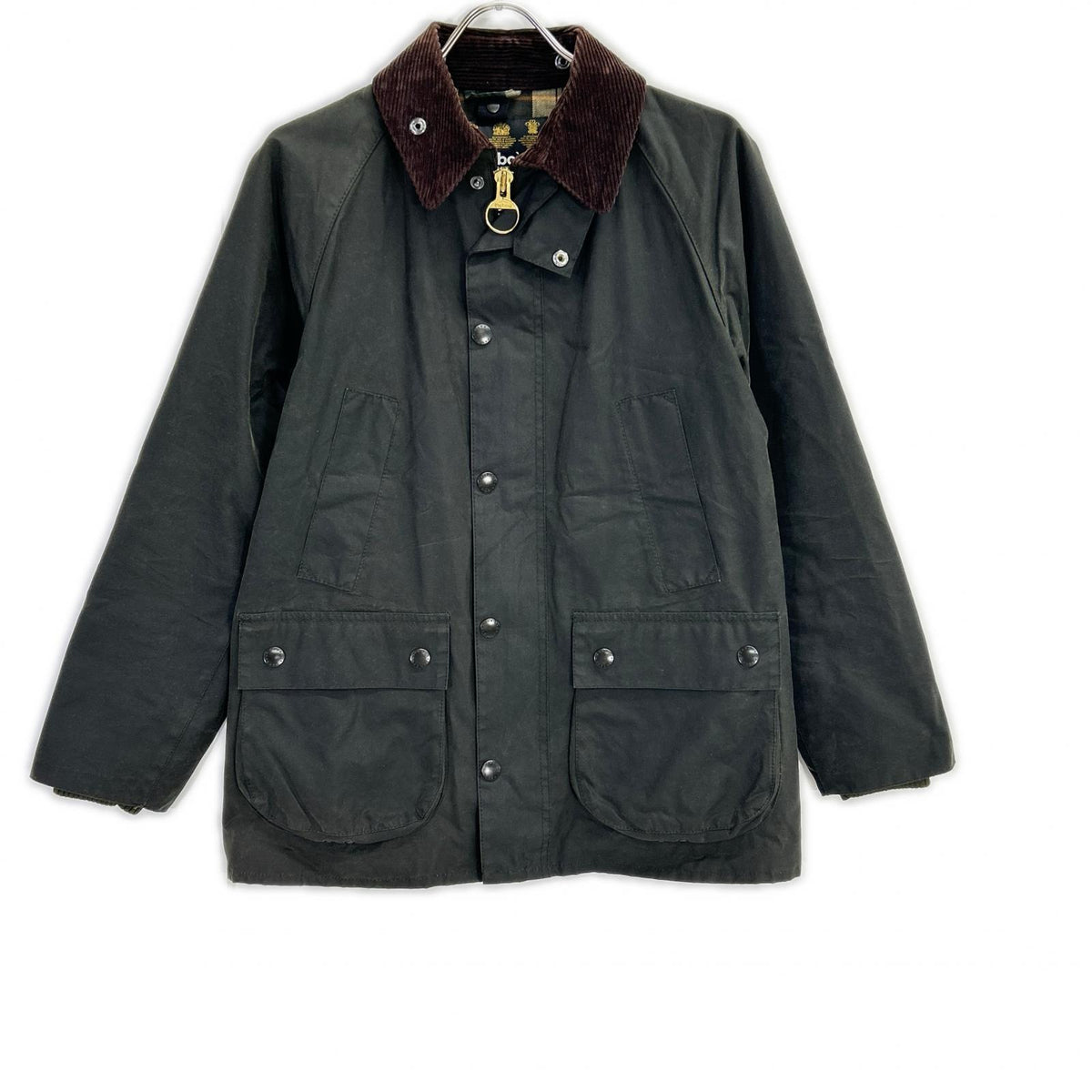 Barbour 1502365 Khaki Bedale SL Waxed Jacket Jacket