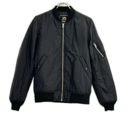 ALPHA INDUSTRIES アルファインダストリーズ TA1250-001 ブラック ライトシェル MA-1フライトジャケット ジャケット