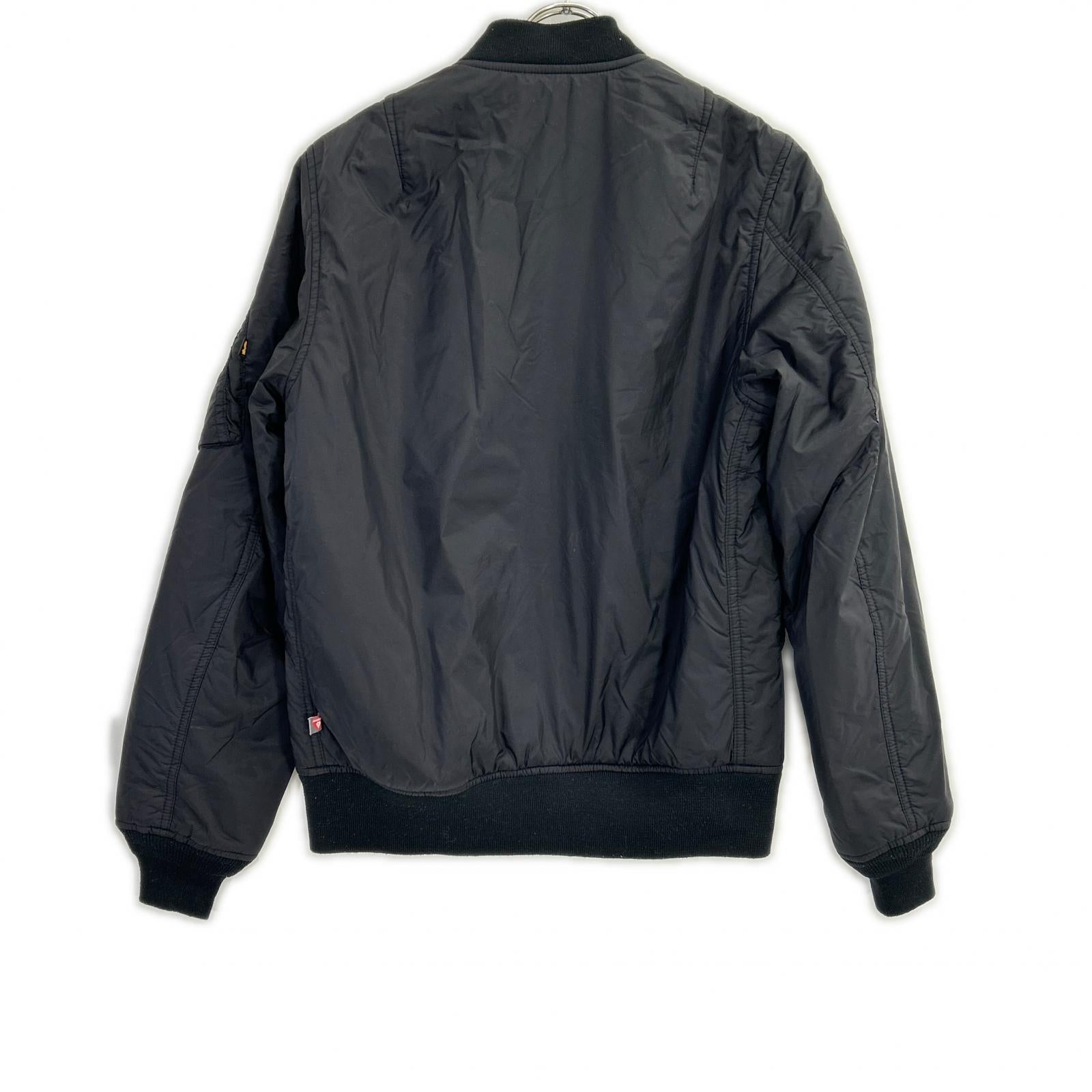 ALPHA INDUSTRIES アルファインダストリーズ TA1250-001 ブラック ライトシェル MA-1フライトジャケット ジャケット
