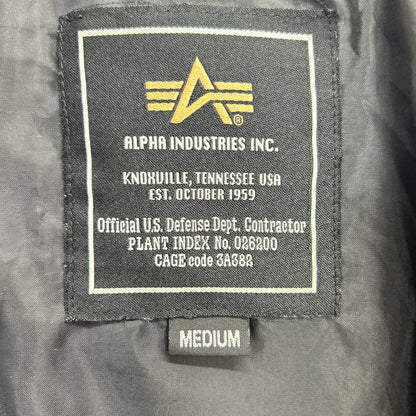 ALPHA INDUSTRIES アルファインダストリーズ TA1250-001 ブラック ライトシェル MA-1フライトジャケット ジャケット
