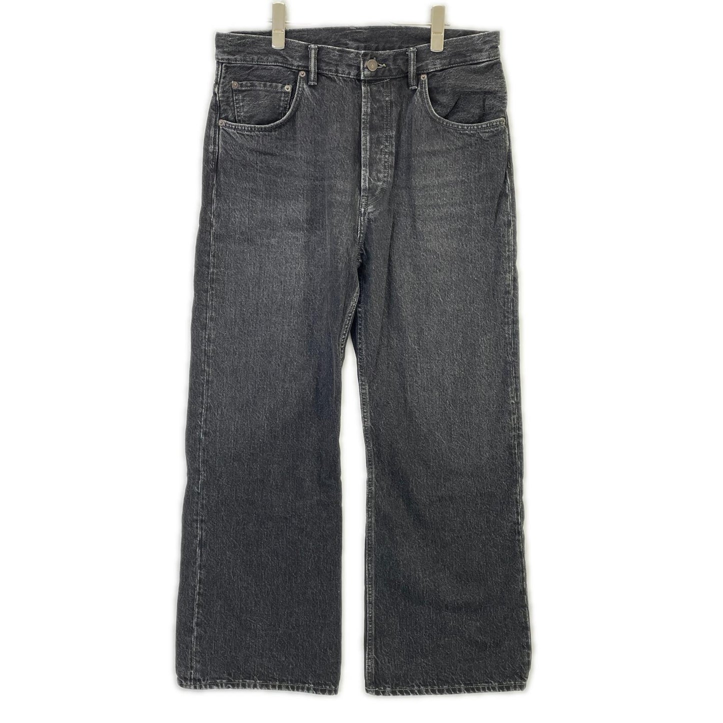 ACNE STUDIOS アクネ ストゥディオズ B00229 2021M Vintage Black ワイドデニムパンツ ボトムス