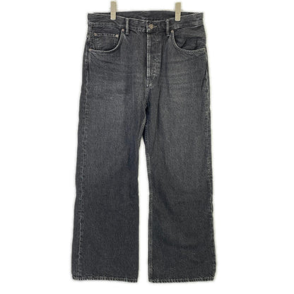 ACNE STUDIOS アクネ ストゥディオズ B00229 2021M Vintage Black ワイドデニムパンツ ボトムス