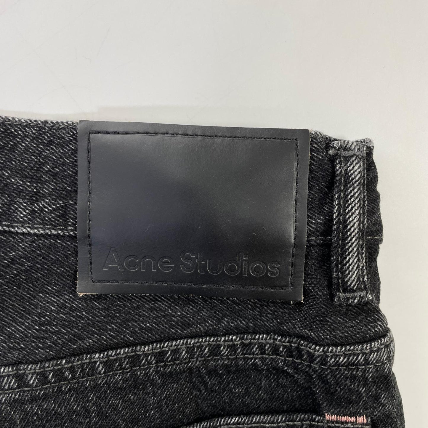 ACNE STUDIOS アクネ ストゥディオズ B00229 2021M Vintage Black ワイドデニムパンツ ボトムス
