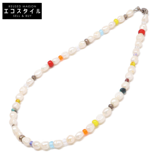 urjewelry ユアジュエリー 925 バロックパール マルチビーズ ネックレス