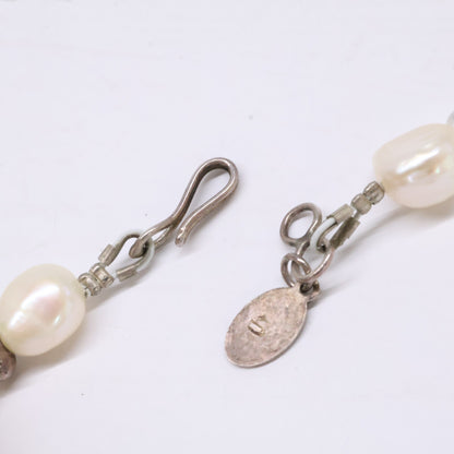 urjewelry ユアジュエリー 925 バロックパール マルチビーズ ネックレス