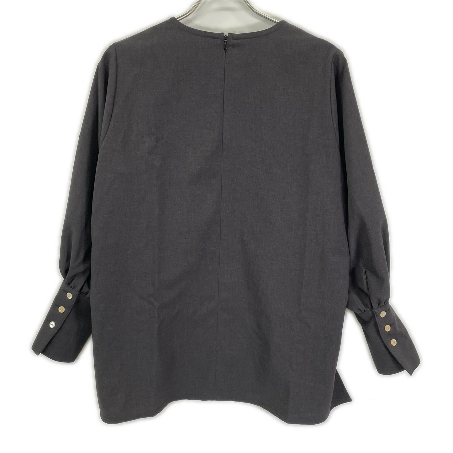foufou フーフー FF231BL03 ブラック vneck easy long blouse ブラウス トップス