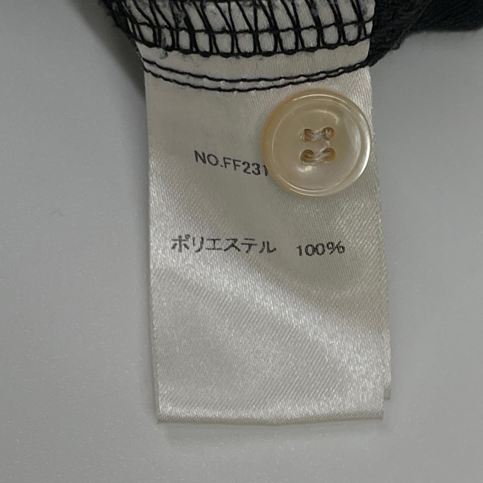 foufou フーフー FF231BL03 ブラック vneck easy long blouse ブラウス トップス