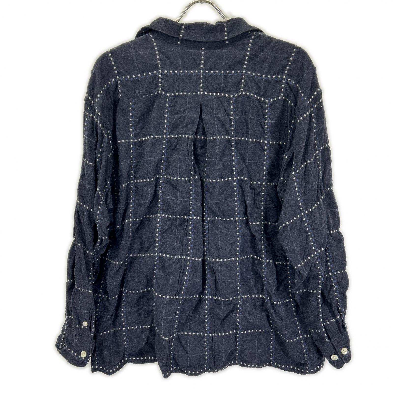 PSEUDOS シュードス 222PSE005 ネイビー OC PULLOVER SHIRT シャツ トップス