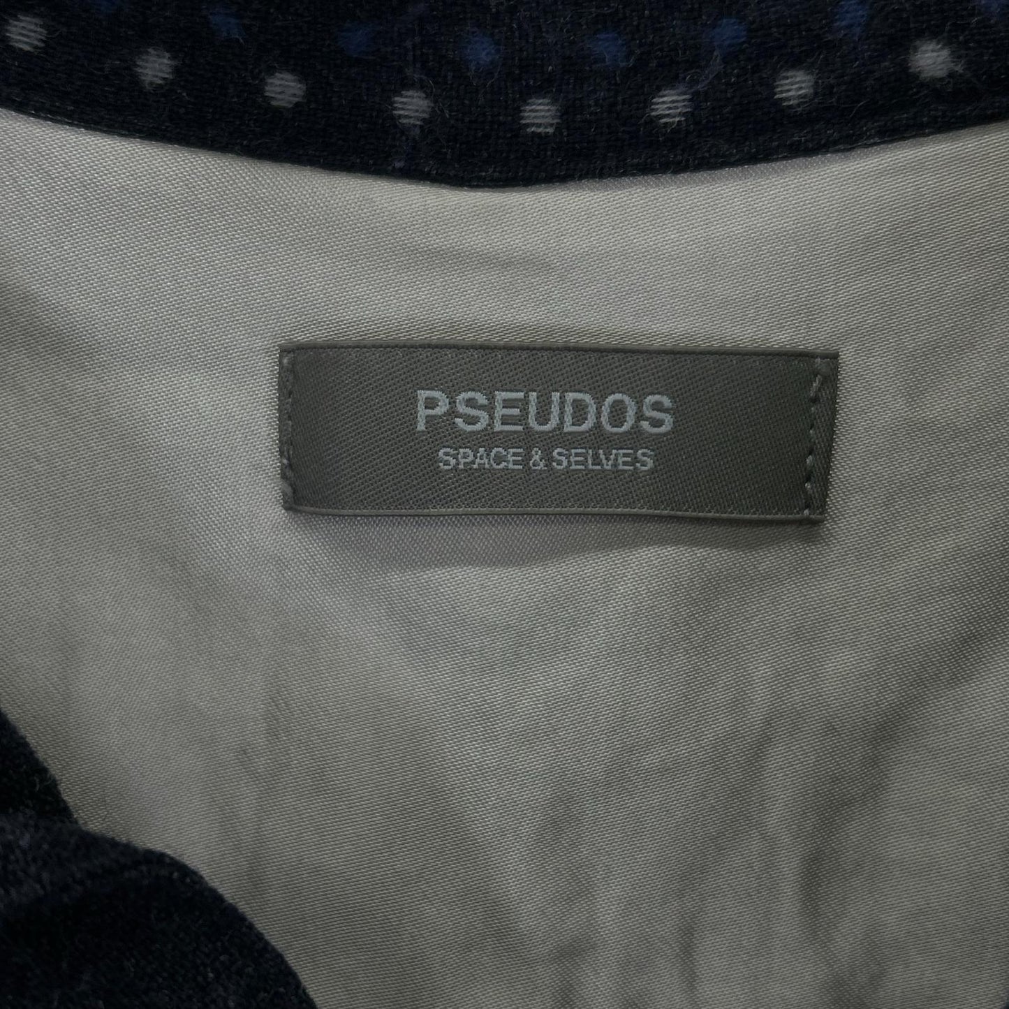 PSEUDOS シュードス 222PSE005 ネイビー OC PULLOVER SHIRT シャツ トップス