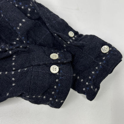 PSEUDOS シュードス 222PSE005 ネイビー OC PULLOVER SHIRT シャツ トップス