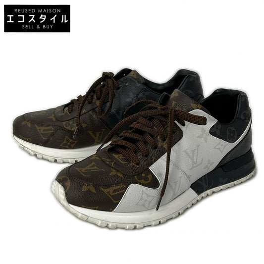 LOUIS VUITTON ルイヴィトン 【美品】1A3N7S ランアウェイ・ライン モノグラム・キャンバス スニーカー シューズ