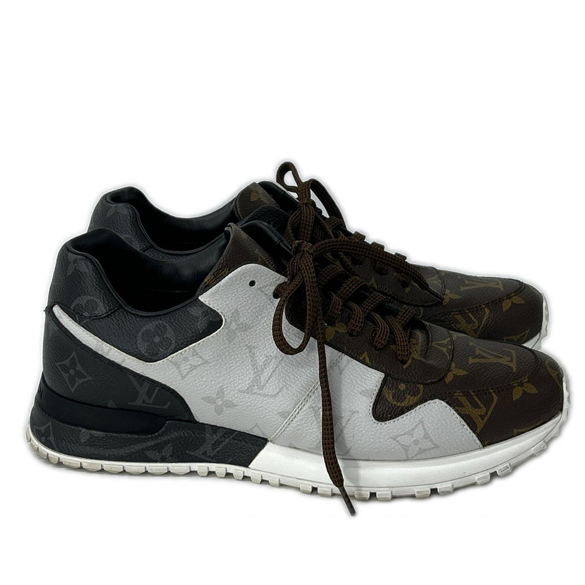 LOUIS VUITTON ルイヴィトン 【美品】1A3N7S ランアウェイ・ライン モノグラム・キャンバス スニーカー シューズ