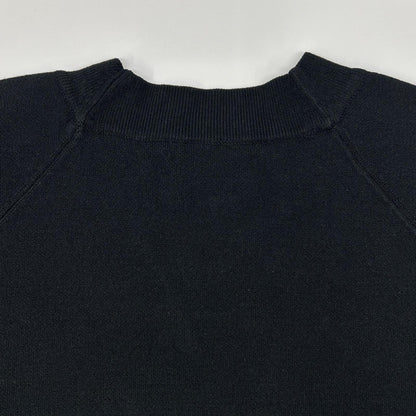 ACNE STUDIOS アクネ ストゥディオズ Misty PSS15 ブラック ジップ付 ニット トップス